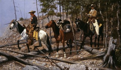 Prospecting for Cattle Range by Frederic Remington